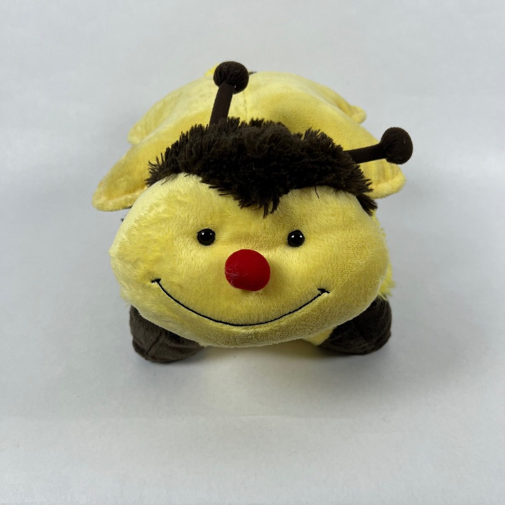 Pillow Pets Bumble Bee Plush Kids Large Yellow Striped Stuffed Animal
